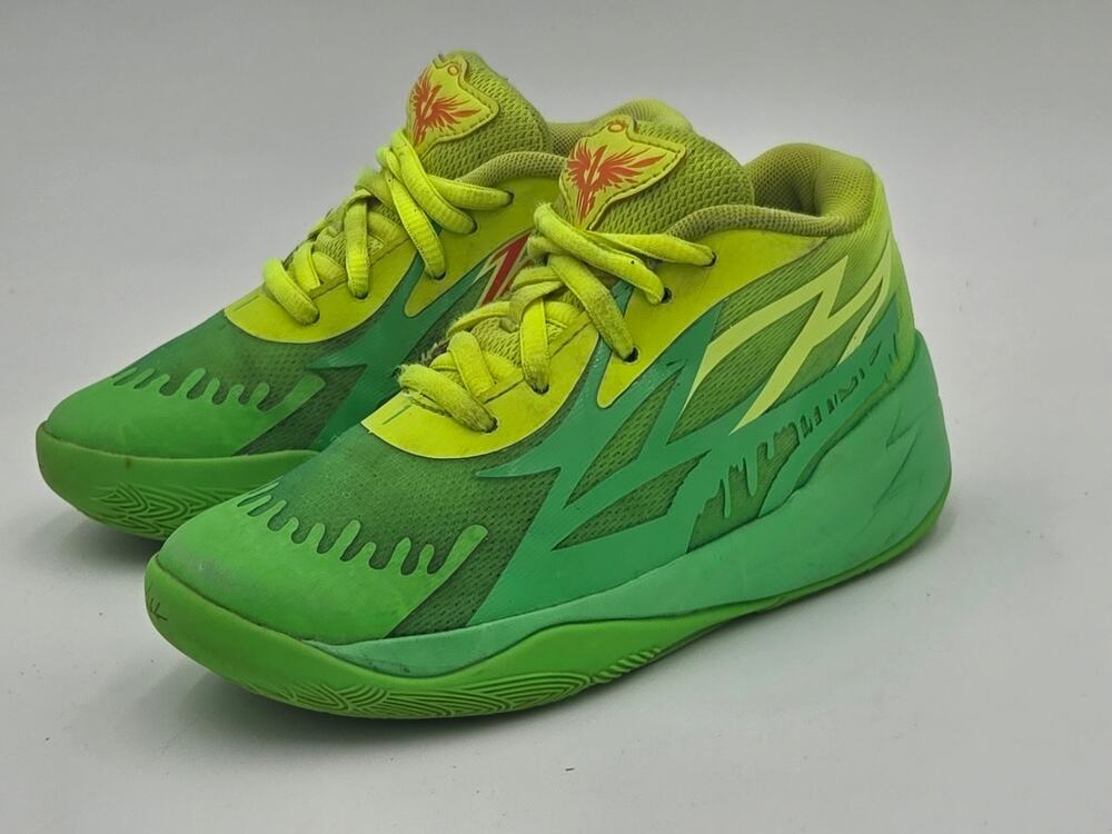 Puma MB02 Slime Jr LaMelo Ball Youth 12C Nickelodeon Basketball Shoes